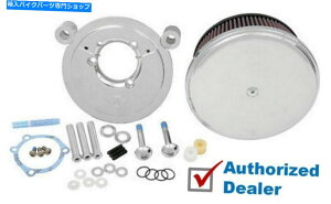 N[p[c Arlen Ness Chrome Stage 2rbOzՃGAN[i[tB^[Lbg+Jo[08 UPn[[ Arlen Ness Chrome Stage 2 Big Sucker Air Cleaner Filter Kit + Cover 08 Up Harley