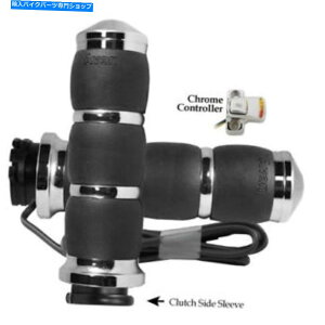 N[p[c Avon Chrome VelvetGANbVMnhObv2008-2014n[[TBW Avon Chrome Velvet Air Cushion Heated Hand Grips for 2008-2014 Harley TBW