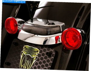 �N���[���p�[�c CiRO Chrome Crown Taillight���C�g�V�[�X�g���b�N�e�b�N�N���[���X���[�N�n�[���[�c�A�[14�A�b�v Ciro Chrome Crown Taillight Lightstrike Tech Chrome Smoke Harley Touring 14-Up�y���s�A���i�z