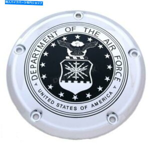 N[p[c JX^N[čRV[[vt@C_[r[Jo[ - AirF21-46 Custom Engraving Chrome US Air Force Seal Low Profile Derby Cover - AIRF21-46
