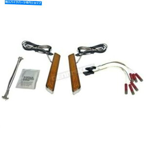 N[p[c JX^_Ci~NXNtgLEDtH[NCgW /Ao[Y - CD-FORK-UNV-AC Custom Dynamics Chrome Front LED Fork Light w/Amber Lens - CD-FORK-UNV-AC