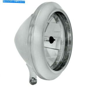 �N���[���p�[�c PM 5-3 / 4 ''�N�����N���[���r�W�����w�b�h���C�gH4����0207-2004-CLE-CH PM 5-3/4'' Chrome Clean Vision Headlight H4 Bulb 0207-2004-CLE-CH