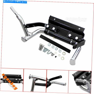 N[p[c n[[[ĥ߂̃I[goCN[rbOOrZ^[X^hZbgLOXg[gOCh Motorcycle Chrome Big Tripod Center Stand Set For Harley Road King Street Glide