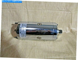 クロームパーツ V-Twin 32-7524 - プレストライトクロムスターターモーターOEM31458-66AハーリーFL 66-81 V-Twin 32-7524 - Prestolite Chrome Starter Motor OEM31458-66A HARLEY FL 66-81
