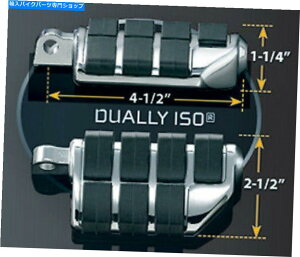 N[p[c NCLN[tgGSN[YnCEFCዾSAC\yOz_oL[ Kuryakyn Chrome Front Ergo Cruise Highway Dually Rubber ISO Pegs Honda Valkyrie
