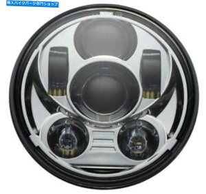 N[p[c JX^_Ci~NXCD-575-C Chrome 5.75 "LEDwbhvn[[\tgDYNA FXR Custom Dynamics CD-575-C Chrome 5.75" LED Headlamp Harley Softail Dyna FXR