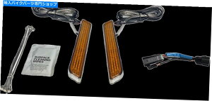 N[p[c JX^_Ci~NXN[Ao[LEDtgtH[NCg10-13n[[CVOc[O Custom Dynamics Chrome Amber LED Front Fork Lights 10-13 Harley CVO Touring