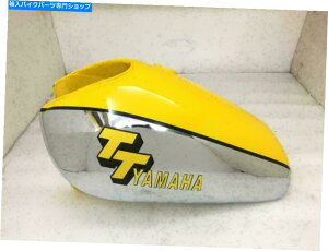 N[p[c YAMAHA XT500 TT500 1977RK\KX^N|NCG[hf Yamaha XT500 TT500 1977 Fuel Petrol Gas Tank Steel Chrome & Yellow Painted Model