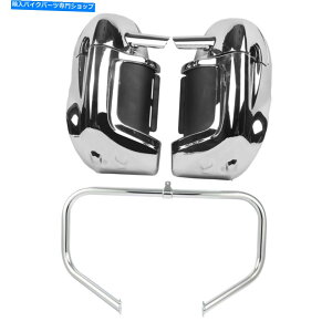 N[p[c Harley Street Glide 09-13̂߂Chrome Lower Vented Reg FairingsEngine BartBbg Chrome Lower Vented Leg Fairings & Engine Bar Fit For Harley Street Glide 09-13