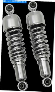 �N���[���p�[�c Harley Dyna fxd fxdwg 91-17�p�N����11 �����p�V���b�N�㕔�T�X�y���V���� Chrome 11 Replacement Shocks Rear Suspension for Harley Dyna FXD FXDWG 91-17�y���s�A���i�z