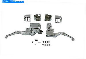 �N���[���p�[�c V-Twin�ɂ��n�[���[�_�r�b�h�\���p�n���h���o�[�R���g���[���L�b�g�N���� Handlebar Control Kit Chrome for Harley Davidson by V-Twin�y���s�A���i�z