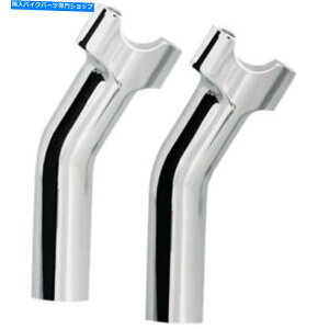 N[p[c Ch1 Chubbys 5.5 "N[CU[w / 1.5"قƂǂ̃n[[f̃vobN Wild-1 Chubbys 5.5" Chrome Risers w/ 1.5" Pullback for Most Harley Models