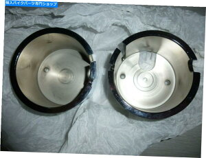 クロームパーツ 勝利Bonnevilleクロム洗練された、カスタムメイドスピードメーターとタコメータカップ Triumph Bonneville Chrome Polished,Custom Made Speedometer And Tachometer Cups