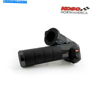 �N���[���p�[�c KOSO TITAN-X Harley Davidson�p�̉��M�O���b�v - �X���b�g���ƃJ���[��I�� Koso Titan-X Heated Grips for Harley Davidson - Choose Throttle and Color�y���s�A���i�z