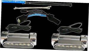 N[p[c JX^_Ci~NXN[Ao[LEDGWK[hCg10-13n[[CVOc[O Custom Dynamics Chrome Amber LED Engine Guard Lights 10-13 Harley CVO Touring