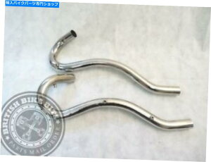 N[p[c N[nCx̔rCpCv - BSA A65 Firebird Scrambler 1968 Chrome High Level Exhaust Pipes - BSA A65 Firebird Scrambler 1968