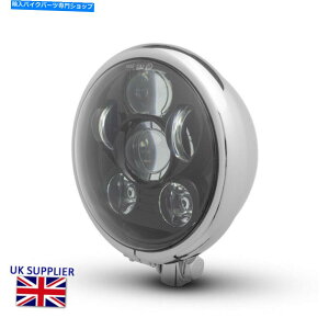 N[p[c n[[_rbh\X|[cX^[_Ci6C`vWFN^[6 x LED̂߂̃wbhCgN Headlight Chrome for Harley Davidson Sportster Dyna 6 INCH Projector 6 x LED