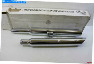 �N���[���p�[�c ���b�V���}�t���[17504-200�V����3 �N�����r�C�o���j�[00-06�������j�̎q/����̂� RUSH Mufflers 17504-200 New 3 Chrome Exhaust Baloney 00-06 Fat Boy/Deuce only