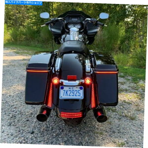 �N���[���p�[�c '14-Up Street / Road Glide��Road King Special Chrome / Red FASCIA LED PANELS FOR �f14-UP STREET/ROAD GLIDE & ROAD KING SPECIAL CHROME / RED�y���s�A���i�z