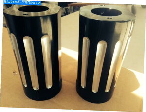 N[p[c CNCubNAbp[tH[NXC_[4n[[c[OFLT / FLS / FLST CNC BLACK UPPER FORK SLIDERS 4 HARLEY TOURING FLT/FLH/FLST