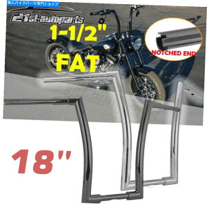 N[p[c 18 "APEnK[nho[b1-1 / 2" H-D DYNA\tgX^[X^[pX^[o[ 18" APE Hanger Handlebar Fat 1-1/2" Monster Bar For H-D Dyna Softail Sportster