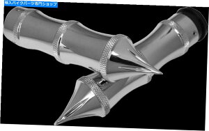 �N���[���p�[�c Accutronix Tribal TBW Chrome�n���h�O���b�v08-19�n�[���[�c�[�����OFLSTN FLHX FLS Accutronix Tribal TBW Chrome Hand Grips for 08-19 Harley Touring FLSTN FLHX FLS