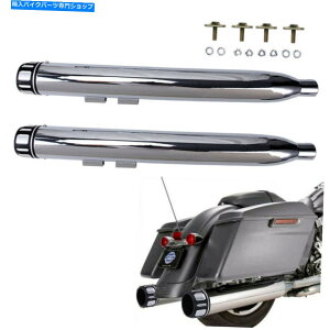 N[p[c 4 "MegaphoneXbvI}t[̃n[[obK[c[Of1995-2016 4" Megaphone Slip-On Mufflers Exhaust For Harley Bagger Touring Models 1995-2016