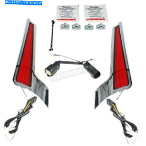 N[p[c JX^_Ci~NXNؖLEDCgplW /Y - CD-FASCIA-SS6CR Custom Dynamics Chrome Fascia Led Light Panels w/Red Lens - CD-FASCIA-SS6CR