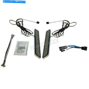 N[p[c JX^_Ci~NXNLEDtH[NCgW /X[NY - CD-FORK-SS8-SC Custom Dynamics Chrome LED Fork Lights w/Smoke Lens - CD-FORK-SS8-SC