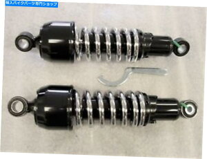N[p[c HONDA VT1100VhEG[XXsbgT[o[11 "V[gubNNVbN Honda VT1100 Shadow Ace Spirit Sabre 11" Short Black Chrome Shocks