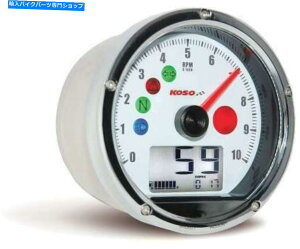 クロームパーツ KOSO北アメリカChrome TとTタンター/スポージャーボータ-BA035W00 2211-0132-オリジナルのタイトルを表示 Koso North America Chrome T and Tタコメーター/スピードメーター-BA035W00 2211-0132- show o