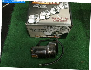 �N���[���p�[�c 1979�N1984�N���� - �n�[���[ - �_�r�b�h�\���r�b�O�c�C���T���_�[�t�@�C���[�X�^�[�^�[���[�^�[�N���[��HD 1979 to Early 1984 Harley-Davidson Big Twin Thunderfire Starter Motor Chrome HD