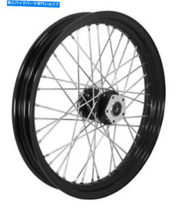 N[p[c 23 "Oʍ/N[zC[40X|[N2008 /̃n[[c[O - 51682 23" FRONT BLACK/CHROME WHEEL 40 SPOKE 2008/LATER HARLEY TOURING - 51682