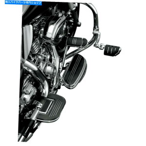クロームパーツ クレイビンクロームLonghorn Offsetトライメントデイビー2-1 / 4 "ノンギンケダ - オリジナルのタイトルを表示する Kuryakyn Chrome Longhorn Offset トライデントハイウェイペグ 1-1/4" エン