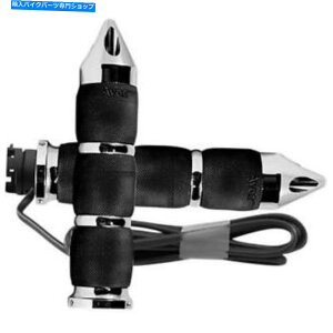 N[p[c GC{Obv - In-S-AIR-90CSH - GANbVMObvAXpCN - N Avon Grips - IN-S-AIR-90CSH - Air Cushioned Heated Grips, Spike - Chrome