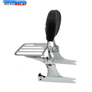 �N���[���p�[�c �n�[���[�_�C�iFXDF FXDWG FXDFSE 2006-2021�̂��߂̎��O���\�Ȕw������̉ו����b�N Detachable Backrest Luggage Rack For Harley Dyna FXDF FXDWG FXDFSE 2006-2021�y���s�A���i�z