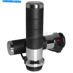 �N���[���p�[�c KOSO CHROME TITAN-X�d�q�X���b�g���p���M�O���b�v - AX068M00 Koso Chrome Titan-X Heated Grips for Electronic Throttle - AX068M00�y���s�A���i�z