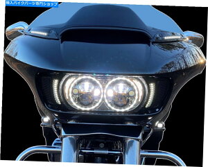 N[p[c JX^_Ci~NXNtgLED^[VOi15-20n[[[hOChFltrx Custom Dynamics Chrome Front LED Turn Signals 15-20 Harley Road Glide FLTRX