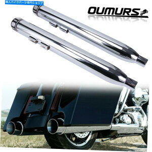 N[p[c Megaphone̔rCpCv}t[XbvI̓n[[c[OFlhx Flhr 95-16 Megaphone Exhaust Pipes Mufflers Slip-On For Harley Touring FLHT FLHX FLHR 95-16