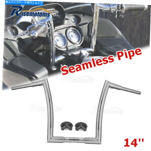 N[p[c 14 '' Chrome 1.5 '' Fat Ape Monkeynho[vb̓n[[[hOCh15+ 14'' Chrome 1.5'' Fat Ape Monkey Handlebar Pre-Drilled For Harley Road Glide 15+