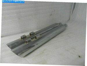 N[p[c New 1995-2016n[[c[ORuV[N[XbVJbg}t[1801-0354 NEW 1995-2016 HARLEY TOURING COBRA SHOW CHROME SLASH CUT MUFFLERS 1801-0354