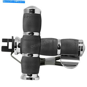 N[p[c GC{N[3OGANbVMObvW /Xbg{X - MT-IN-AIR-90CBH Avon Chrome 3-Ring Air Cushion Heated Grips w/Throttle Boss - MT-IN-AIR-90CBH