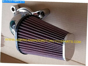 N[p[c N[ԃR[GAN[i[tB^[LbgJ[uAFItBbcn[[tH[XC_[USA KN CHROME RED CONE AIR CLEANER FILTER KIT CARB ,FI fits HARLEY Forcewinder USA KN
