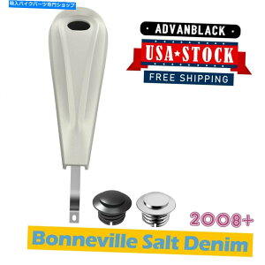 N[p[c Bonneville Salt Denim 2008+n[[c[Ô߂̔^^N_bVR\[ Bonneville Salt Denim Low-Profile Tank Dash Console For 2008+ Harley Touring