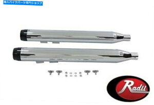 N[p[c V-Twin Chrome 3.5 "XbvI}t[rCpCv95-16n[[c[OobK[ V-Twin Chrome 3.5" Slip-Ons Mufflers Exhaust Pipes 95-16 Harley Touring Bagger