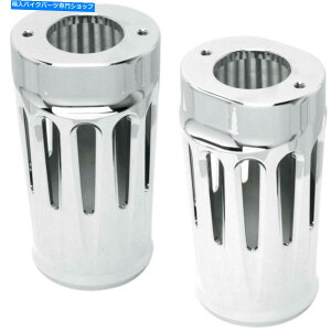 N[p[c Arlen Ness Deep Cut ChrometH[Nu[cyA86-13 Flht 0411-0014,20-012 Arlen Ness Deep Cut Chrome Fork Boots Pair 86-13 FLHT 0411-0014, 20-012