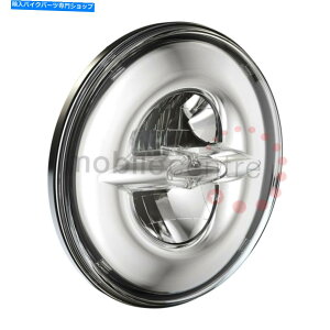�N���[���p�[�c JW�X�s�[�J�[0552861���f��8720 LED�I�[�g�o�C�w�b�h���C�g�N���[��7 ���E���hPar56 Ece JW Speaker 0552861 Model 8720 LED Motorcycle Headlight CHROME 7 Round PAR56 ECE�y���s�A���i�z