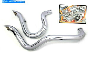 �N���[���p�[�c �r�C�h���b�O�p�C�v�Z�b�g�X���b�V���J�b�gfor Harley Davidson By V-Twin Exhaust Drag Pipe Set Slash Cut for Harley Davidson by V-Twin�y���s�A���i�z