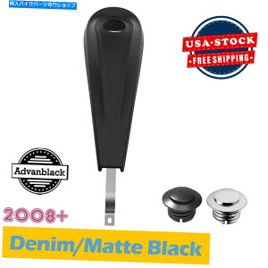 N[p[c AdvanBlackɂ08+n[[c[Ô߂̃fj^^N_bVR\[ Denim Black Low-Profile Tank Dash Console For 08+ Harley Touring By Advanblack