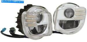 N[p[c Show Chrome Tridium LEDtHOCgLbgN52-915Az_S[hEBO2001-2010 Show Chrome Tridium LED Fog Light Kit Chrome #52-915A Honda Goldwing 2001-2010